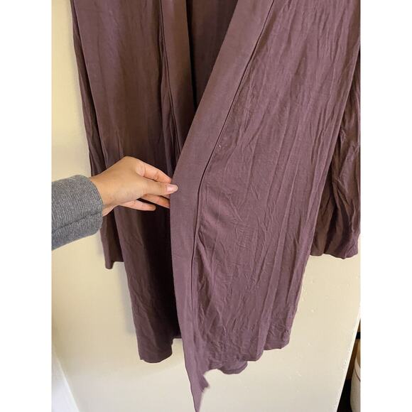 SKIMS Robe Women's Small Purple Knit Robe Pockets Open Front Cardigan Soft - Picture 5 of 10